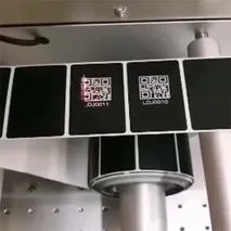 Лазерная маркировка QR-кода на алюминии